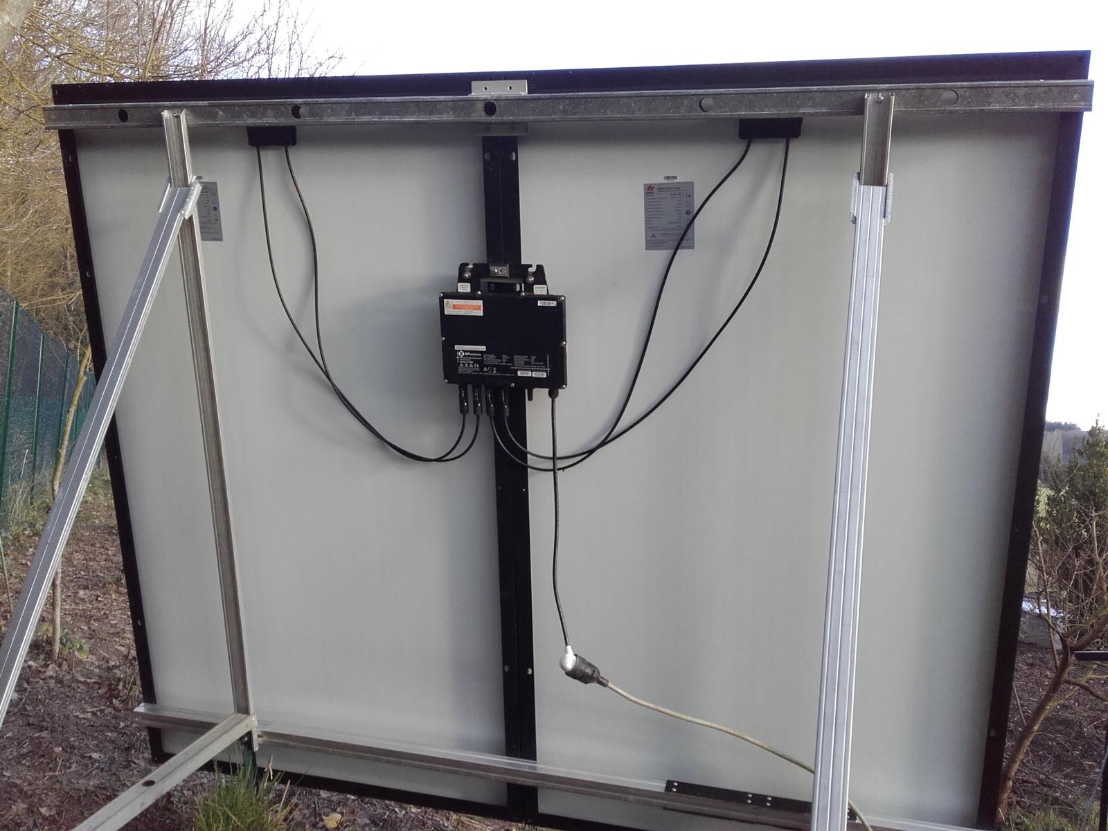 Onduleur dos panneau