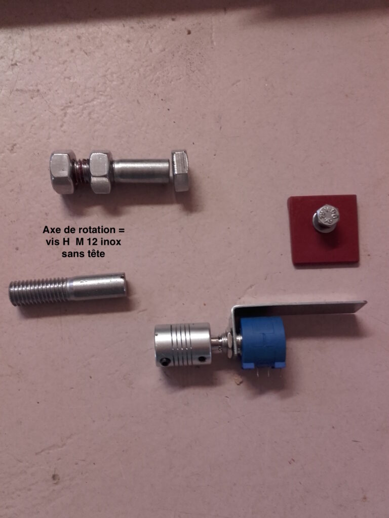 Suiveur solaire detail axes