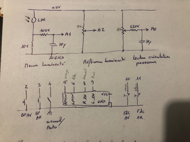Suiveur solaire schema