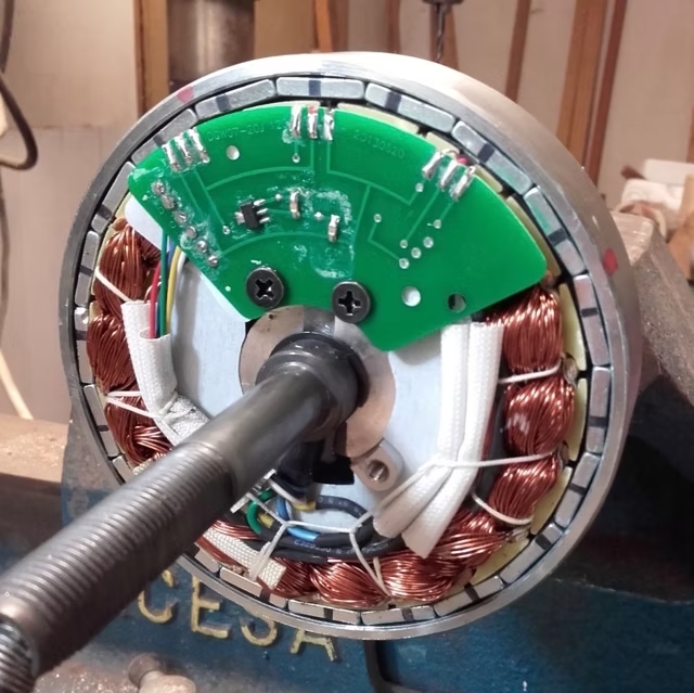 Génératrice démontée