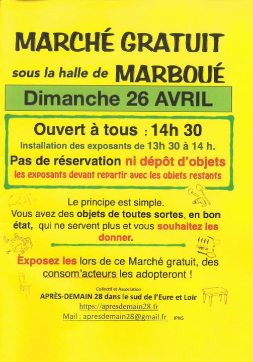 Marche du gratuit à Marboué