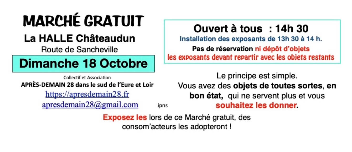 Marché du Gratuit Chateaudun
